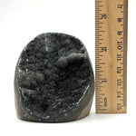 Black Galaxy Amethyst Gemstone Geode - RGD831