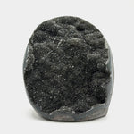 Black Galaxy Amethyst Gemstone Geode - RGD831