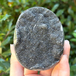 Black Galaxy Amethyst Gemstone Geode - RGD831