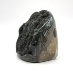 Black Galaxy Amethyst Gemstone Geode - RGD831