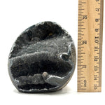 Black Galaxy Amethyst Gemstone Geode - RGD831