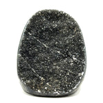 Black Galaxy Amethyst Gemstone Geode - RGD831