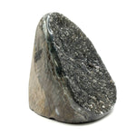 Black Galaxy Amethyst Gemstone Geode - RGD831