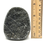 Black Galaxy Amethyst Gemstone Geode - RGD831