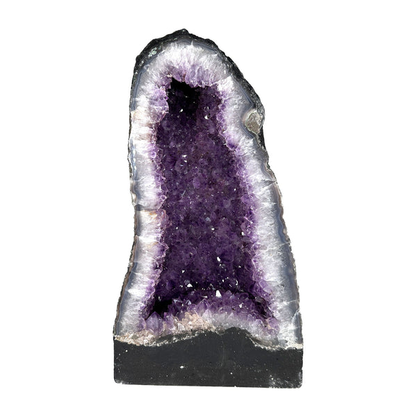 Natural Amethyst Gemstone Crystal Geode - Gem Avenue
