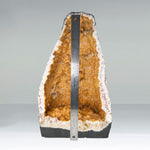Natural Yellow Citrine Geode Cathedral Large Crystal Cluster for Home Decor & Positive Energy - RGD841