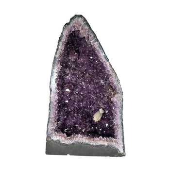 Natural Deep Purple Amethyst Cathedral Crystal Geode - RGD842