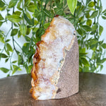 Natural Yellow Citrine Heated Cluster Crystal Gemstone Geode for Healing, Energy Cleansing & Home Decor - RGD843