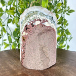 Citrine Heated Calcite Gemstone Geode - RGD846