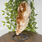 Natural Yellow Citrine Crystal Cluster on Stand Healing Stone for Energy, Abundance & Home Decor - RGD847