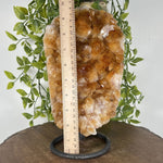 Natural Yellow Citrine Crystal Cluster on Stand Healing Stone for Energy, Abundance & Home Decor - RGD847