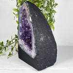 Natural Amethyst Geode Cathedral from Brazil Deep Purple Crystal for Healing, Meditation & Home Decor - RGD850