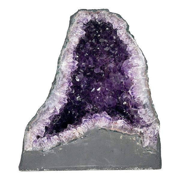 Natural Deep Purple Amethyst Cathedral Geode - Gem Avenue