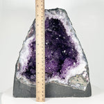 Deep Purple Amethyst Cathedral Geode from Brazil, Natural Statement Piece - RGD858