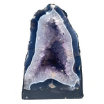 Natural Brazilian Amethyst Geode Cathedral with Rich Purple Crystals - RGD859