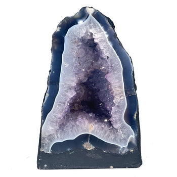 Natural Purple Amethyst Cathedral Geode - Gem Avenue
