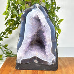 Natural Brazilian Amethyst Geode Cathedral with Rich Purple Crystals - RGD859