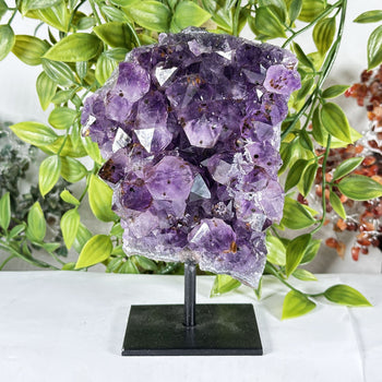 Natural Amethyst Crystal Geode - Gem Avenue Retail