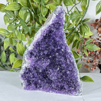 Natural Purple Amethyst Crystal Geode - Gem Avenue