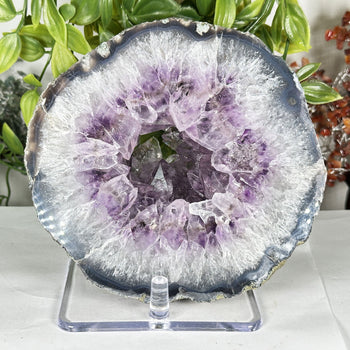 Amethyst Crystal Geode - Gem Avenue Retail