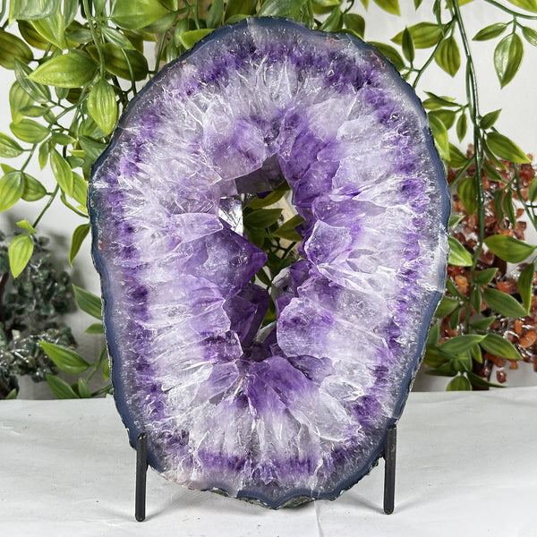 Amethyst Crystal Geode - Gem Avenue Retail