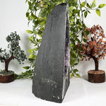 Natural Amethyst Geode Cathedral from Brazil Large Deep Purple Crystal Cluster Home Decor Specimen 12.25