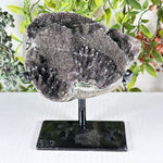 Black Amethyst Gemstone Geode - RGD990