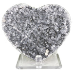 Amethyst Gemstone Heart Geode - RGD993