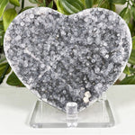 Amethyst Gemstone Heart Geode - RGD993