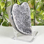Amethyst Gemstone Heart Geode - RGD993