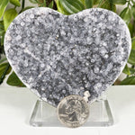 Amethyst Gemstone Heart Geode - RGD993