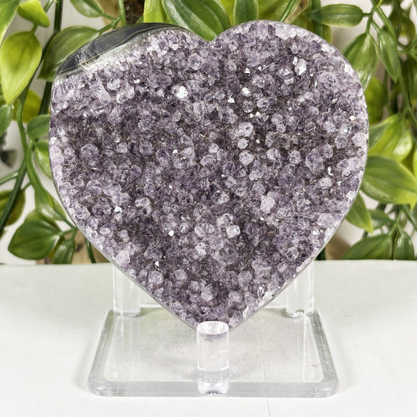Amethyst Gemstone Heart Geode - Gem Avenue Wholesale