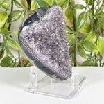 Amethyst Gemstone Heart Geode - RGD994
