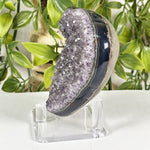 Amethyst Gemstone Heart Geode - RGD994
