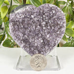 Amethyst Gemstone Heart Geode - RGD994