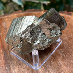 AAA Quality Pyrite Crystal Cluster Cubic Mineral Specimen