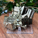 Natural AAA Quality Pyrite Cluster Cubic Mineral Specimen