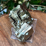 Natural AAA Quality Pyrite Cluster Cubic Mineral Specimen