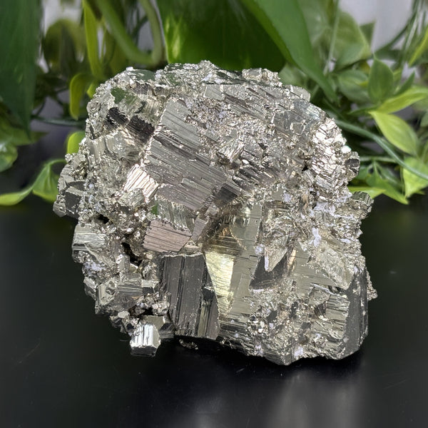 Natural Pyrite Crystal Cluster Mineral Specimens for Crystal Healing, Decor, and Collectors