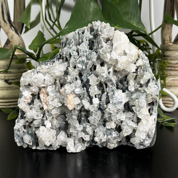 Natural Raw Chalcedony Apophyllite Stilbite Crystal Mineral Specimen