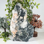 Chalcedony & Stilbite on Apophyllite Mineral Specimen - RMI885