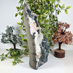 Chalcedony & Stilbite on Apophyllite Mineral Specimen - RMI885