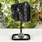Natural Black Tourmaline Crystal Mineral Specimen 5.25