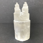Self Standing Natural Selenite Pagoda Towers