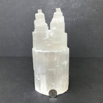 Self Standing Natural Selenite Pagoda Towers