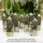 Pyrite Gemstone Tower - RPO457