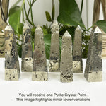 Pyrite Gemstone Tower - RPO459