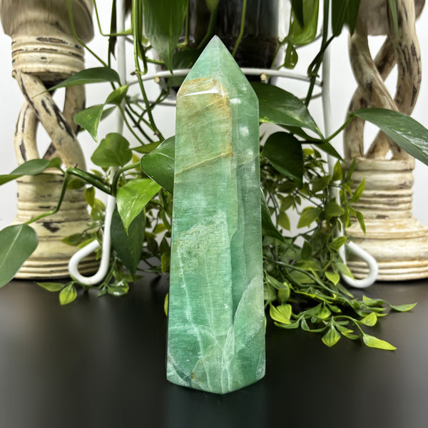 Green Fluorite Gemstone Tower - RPO460