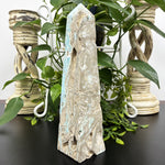 Blue Aragonite Gemstone Tower - RPO480