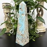 Blue Aragonite Gemstone Tower - RPO480